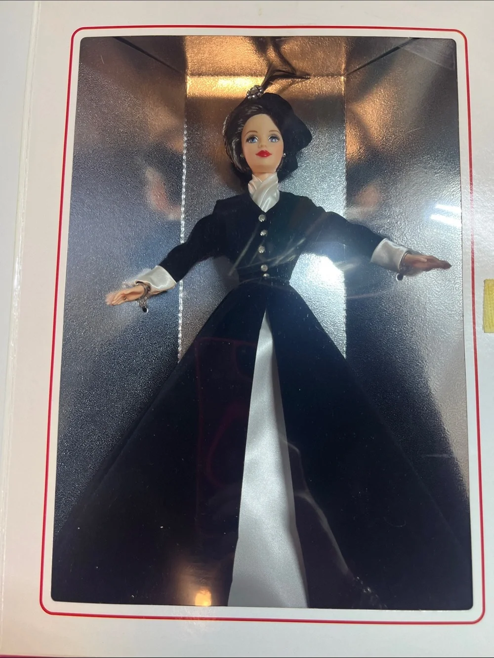 Barbie Black Maxi Evening Dress Illustration